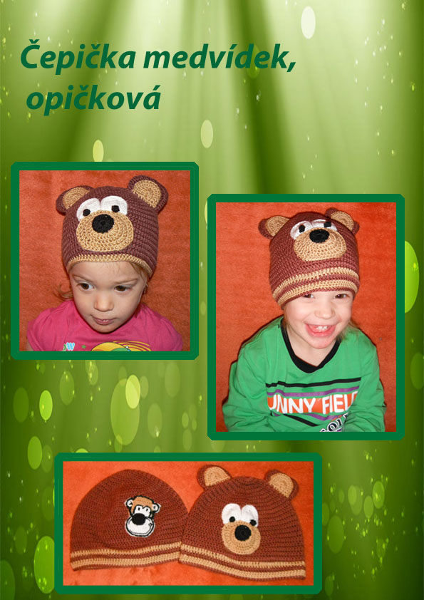 cepicky,medvidek, opicka